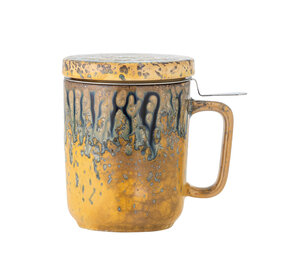 Bloomingville Juego de 6 tazas amarillas Yuma Bloomingville Juego de 6 tazas amarillas Yuma