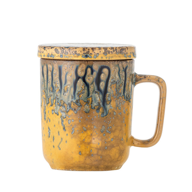 Bloomingville Juego de 6 tazas amarillas Yuma - 82061987