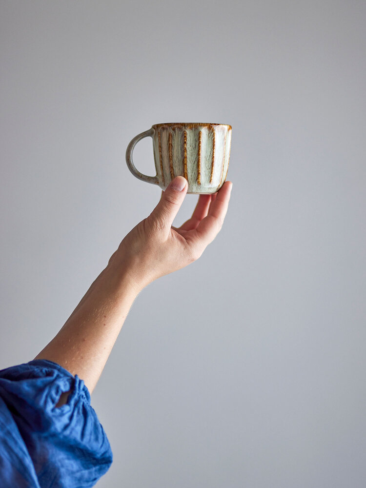 Bloomingville Fleur mugs natural - 82068425