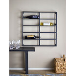 Bloomingville Magne Weinregal schwarz - 82064787