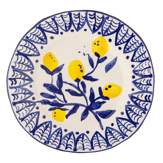 Bloomingville Maxima Teller Ø27cm blau 6er Set - 82061673