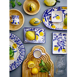 Bloomingville Maxima Teller Ø27cm blau 6er Set - 82061673