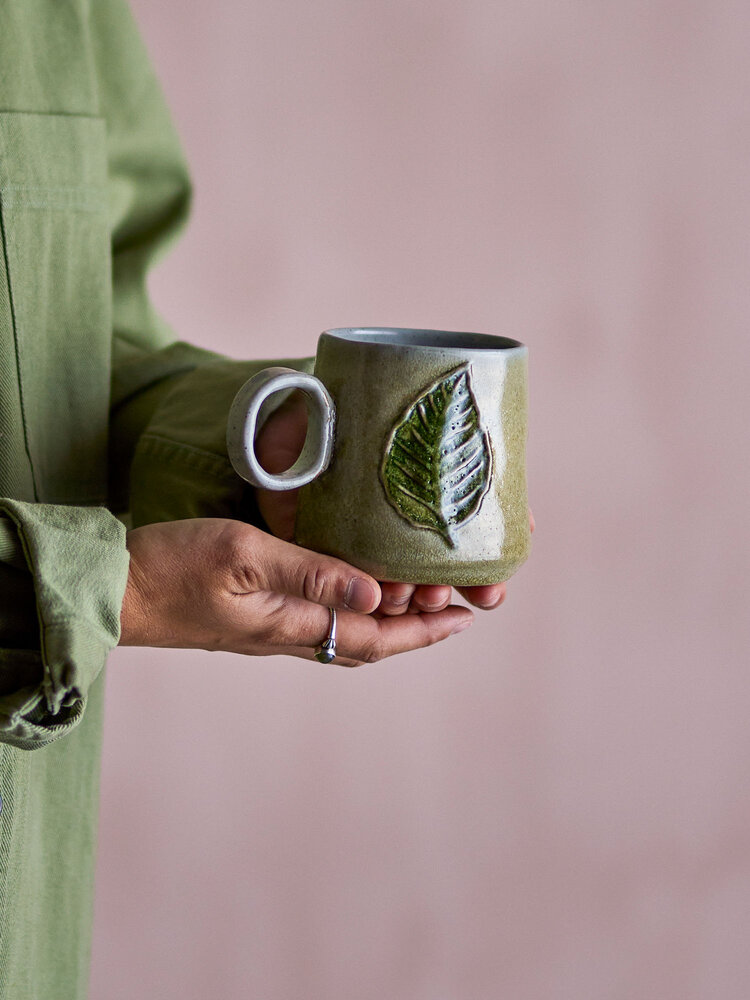 Bloomingville Ensemble de 6 mugs Jasper verts - 82061668 Bloomingville Ensemble de 6 mugs Jasper verts - 82061668