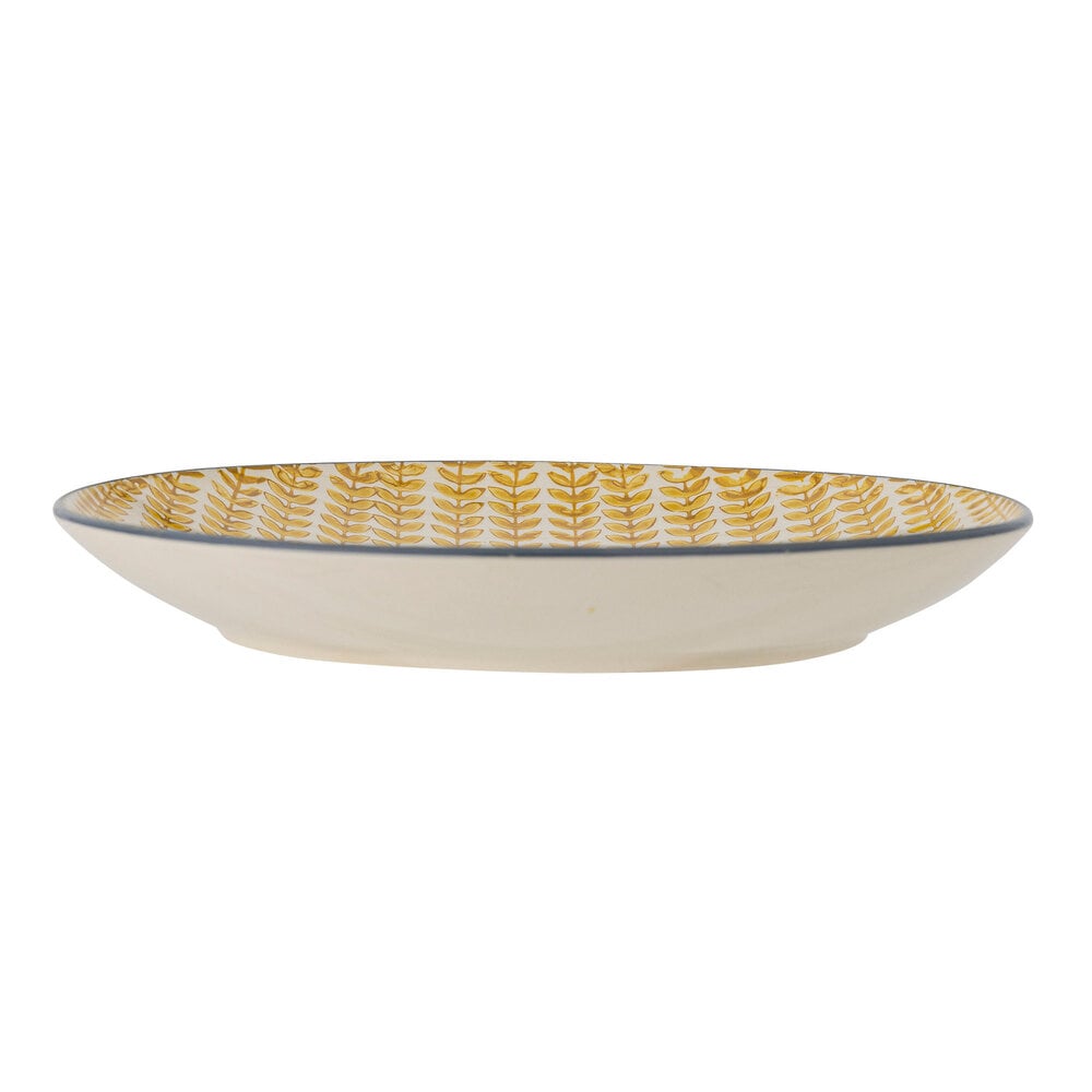 Bloomingville Platos de arce amarillos de Ø25,5 cm, juego de 6 piezas - 82061609 Bloomingville Platos de arce amarillos de Ø25,5 cm, juego de 6 piezas - 82061609