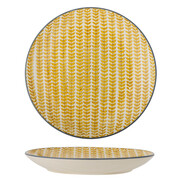 Bloomingville Maple plates Ø25.5cm yellow set of 6 pieces - 82061609 Bloomingville Maple plates Ø25.5cm yellow set of 6 pieces - 82061609