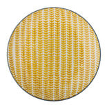 Bloomingville Platos de arce amarillos de Ø25,5 cm, juego de 6 piezas - 82061609 Bloomingville Platos de arce amarillos de Ø25,5 cm, juego de 6 piezas - 82061609