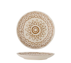 Bloomingville Maple plates Ø20cm orange set of 6 pieces Bloomingville Maple plates Ø20cm orange set of 6 pieces