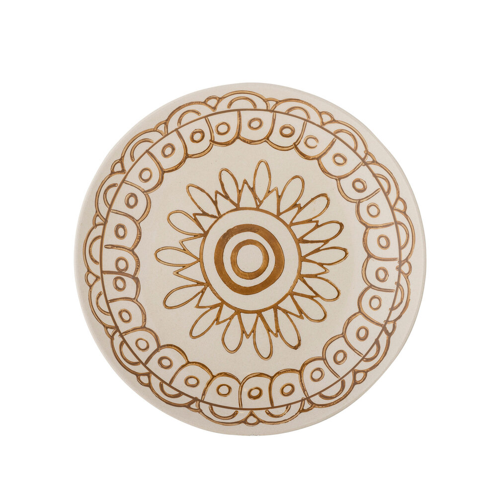 Bloomingville Maple plates Ø20cm orange set of 6 pieces - 82061608 Bloomingville Maple plates Ø20cm orange set of 6 pieces - 82061608