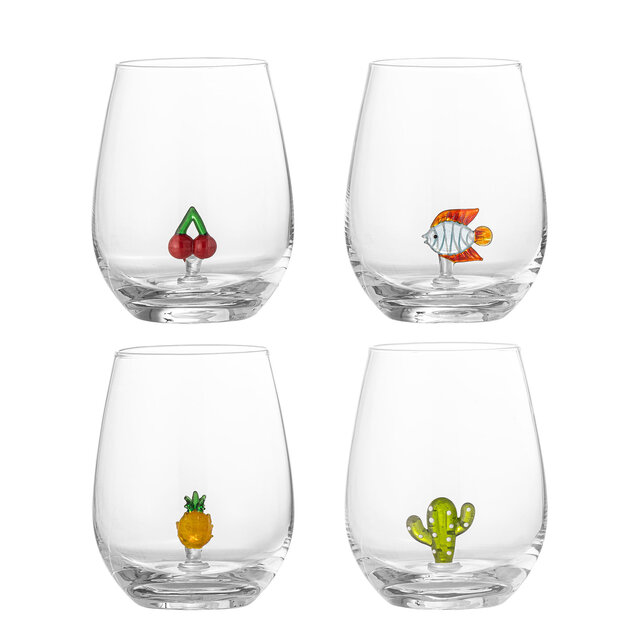 Bloomingville Ensemble de 4 verres Misa - 82072355 Bloomingville Ensemble de 4 verres Misa - 82072355