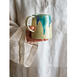 Bloomingville Ensemble de 6 mugs Yori bleus - 82072025
