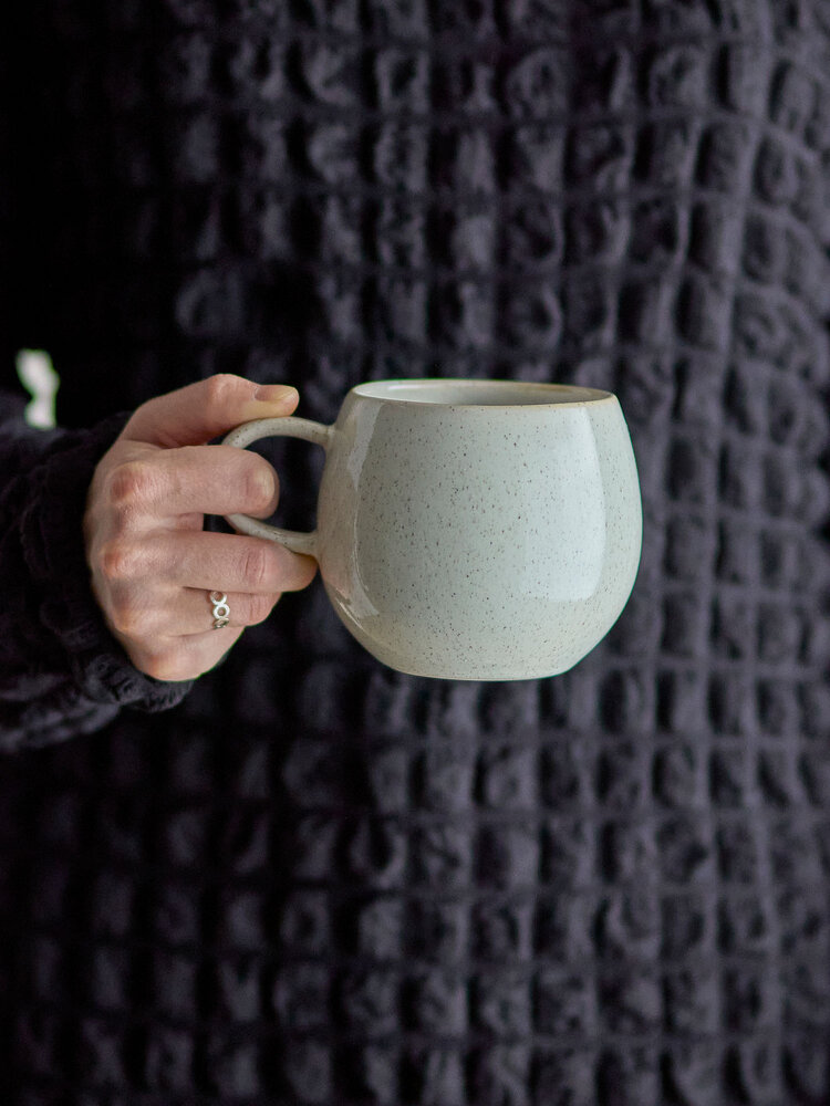 Bloomingville Addison Becher 500ml weiß 6er Set - 82072021