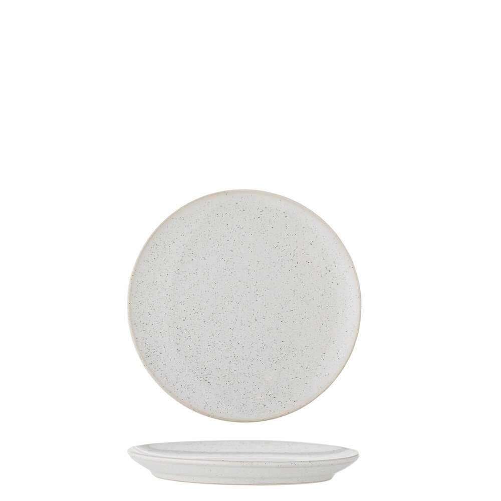 Bloomingville Addison borden Ø16cm wit set van 6 stuks - 82072005 Bloomingville Addison borden Ø16cm wit set van 6 stuks - 82072005