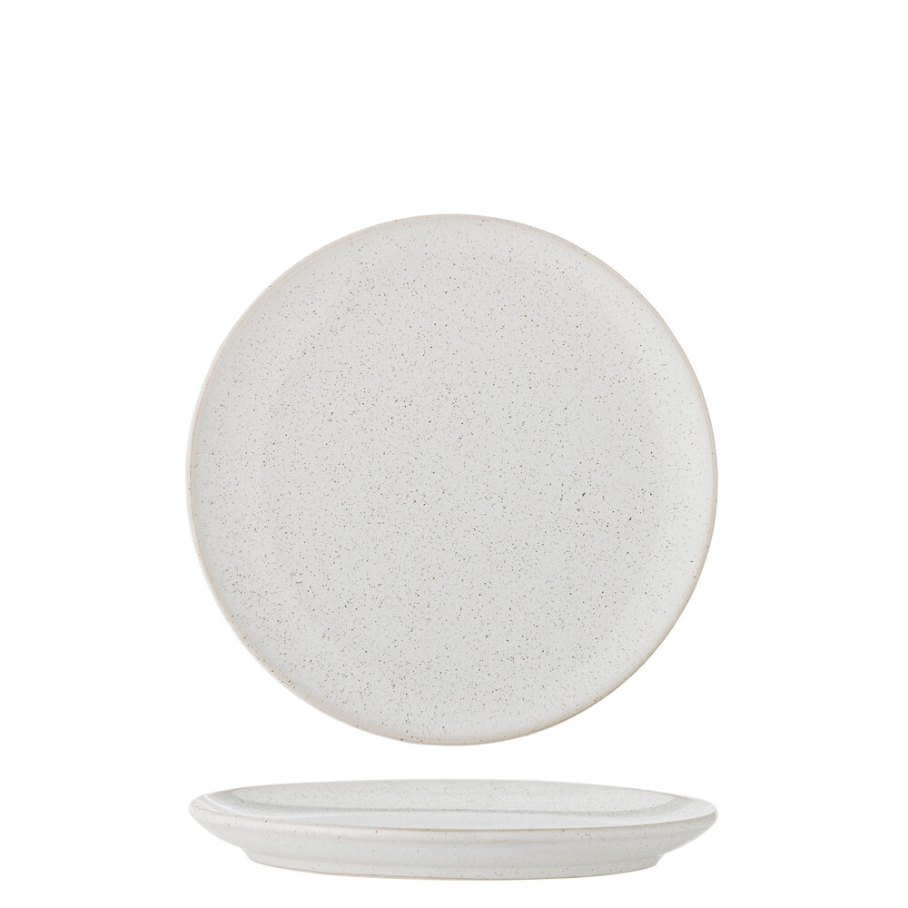 Bloomingville Addison tallrikar Ø20cm vit set med 6 delar - 82072004 Bloomingville Addison tallrikar Ø20cm vit set med 6 delar - 82072004