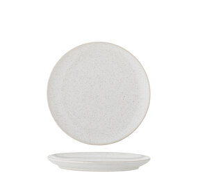 Bloomingville Addison tallerkener Ø20cm hvit sett med 6 stk