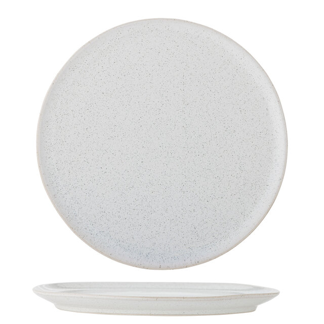 Bloomingville Assiettes Addison Ø26,5 cm blanches, lot de 6 pièces - 82072003 Bloomingville Assiettes Addison Ø26,5 cm blanches, lot de 6 pièces - 82072003