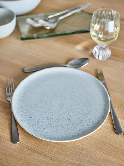 Bloomingville Addison borden Ø26,5cm wit set van 6 stuks - 82072003