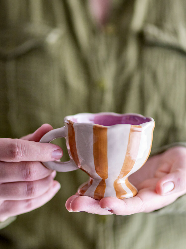 Bloomingville Ensemble de 6 tasses Willa marron