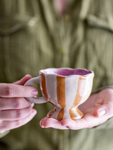 Bloomingville Ensemble de 6 tasses Willa marron