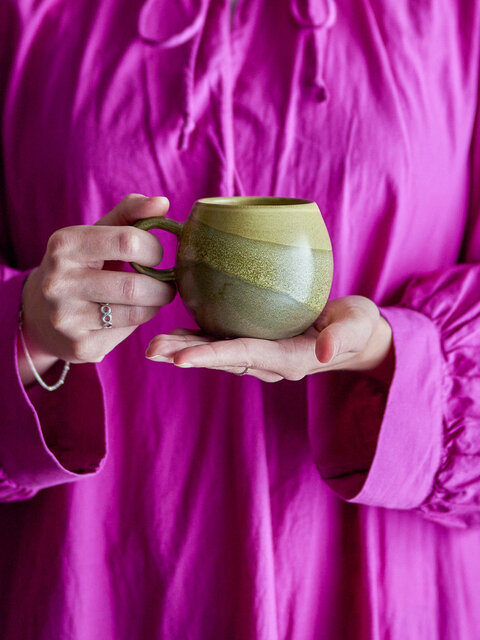 Bloomingville Ensemble de 4 mugs Paula vert - 82062673 Bloomingville Ensemble de 4 mugs Paula vert - 82062673