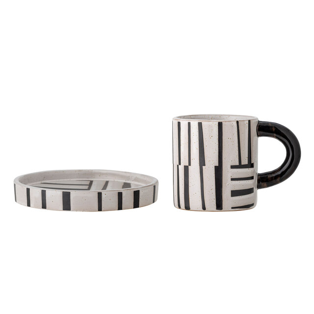 Bloomingville Ensemble tasse et soucoupe Frankie 6 pièces - 82062634