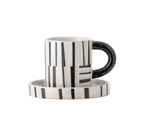 Bloomingville Frankie cup and saucer set of 6 pieces Bloomingville Frankie cup and saucer set of 6 pieces