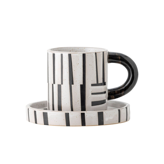 Bloomingville Ensemble tasse et soucoupe Frankie 6 pièces - 82062634