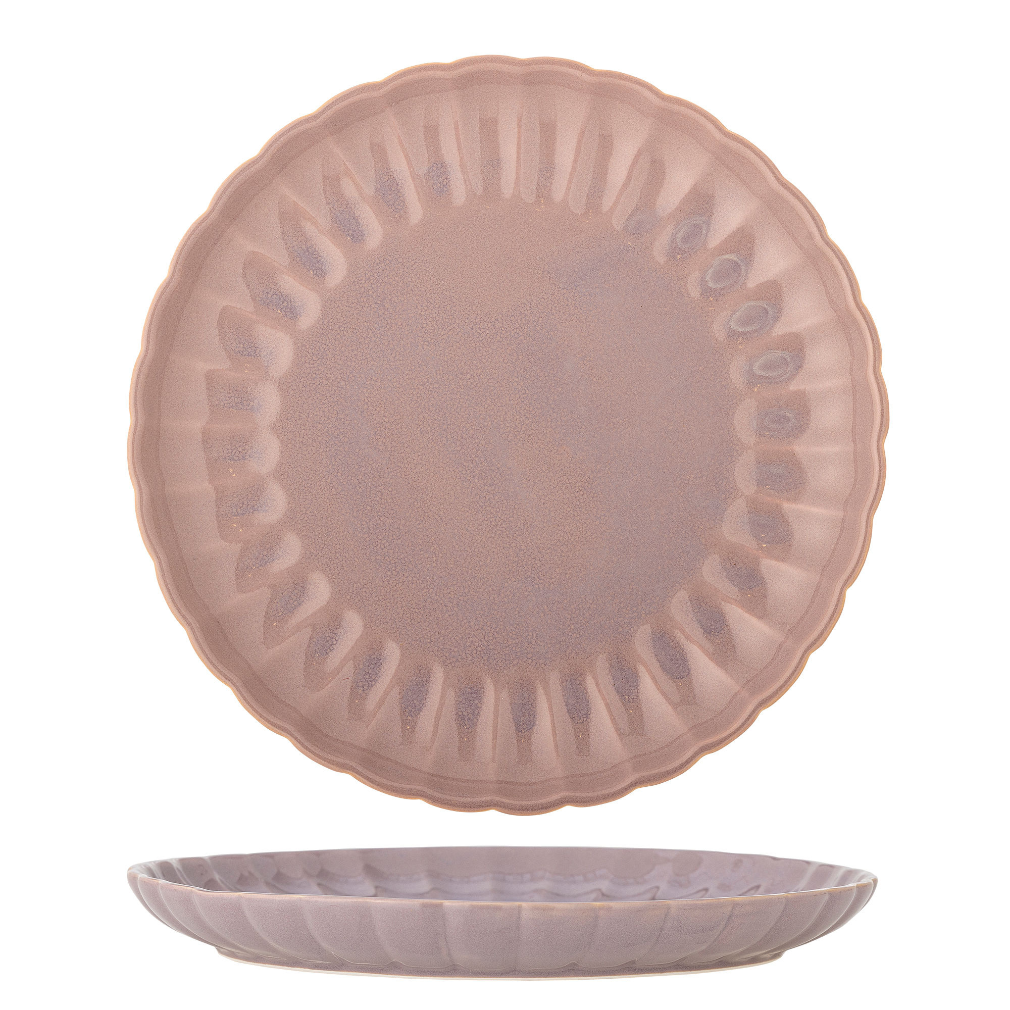 Bloomingville Latina borden Ø27cm roze set van 6 stuks - 82061939