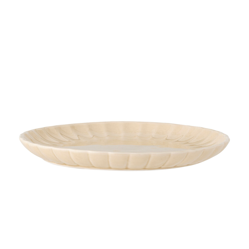 Bloomingville Latina borden Ø27cm naturel set van 6 stuks - 82061937 Bloomingville Latina borden Ø27cm naturel set van 6 stuks - 82061937
