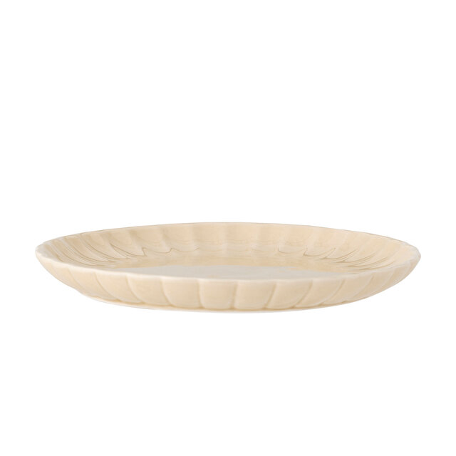 Bloomingville Latina borden Ø27cm naturel set van 6 stuks - 82061937 Bloomingville Latina borden Ø27cm naturel set van 6 stuks - 82061937