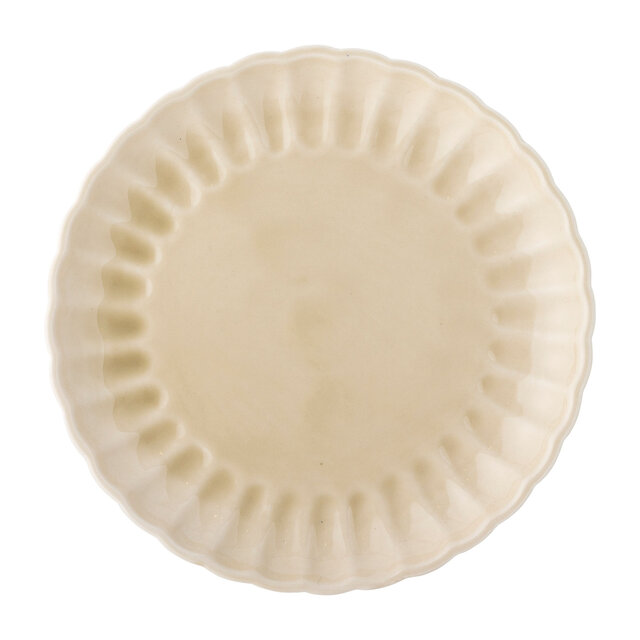 Bloomingville Latina borden Ø27cm naturel set van 6 stuks - 82061937 Bloomingville Latina borden Ø27cm naturel set van 6 stuks - 82061937