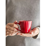 Bloomingville Juego de 6 tazas latinas rojas - 82061932