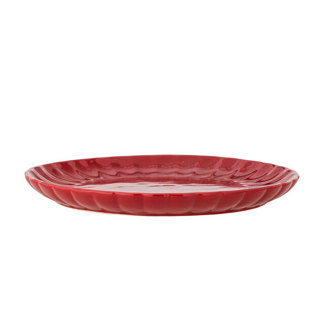 Bloomingville Latina borden Ø27cm rood set van 6 stuks - 82061931 Bloomingville Latina borden Ø27cm rood set van 6 stuks - 82061931