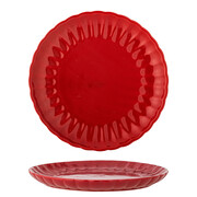 Bloomingville Latina borden Ø27cm rood set van 6 stuks - 82061931 Bloomingville Latina borden Ø27cm rood set van 6 stuks - 82061931