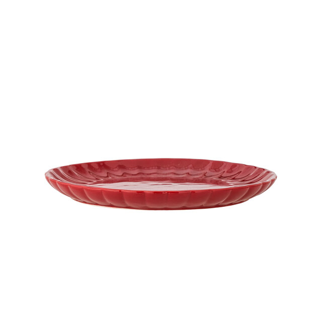 Bloomingville Latina borden Ø20cm rood set van 6 stuks - 82061930