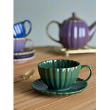 Bloomingville Ensemble de 6 tasses et soucoupes Latina vertes - 82061908 Bloomingville Ensemble de 6 tasses et soucoupes Latina vertes - 82061908