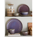 Bloomingville Juego de tazas y platillos Latina morados de 6 piezas - 82061907 Bloomingville Juego de tazas y platillos Latina morados de 6 piezas - 82061907