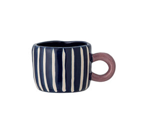 Bloomingville Nini mokken set van 6 stuks blauw Bloomingville Nini mokken set van 6 stuks blauw