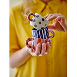 Bloomingville Coffret de 6 mugs Nini bleu - 82062719 Bloomingville Coffret de 6 mugs Nini bleu - 82062719