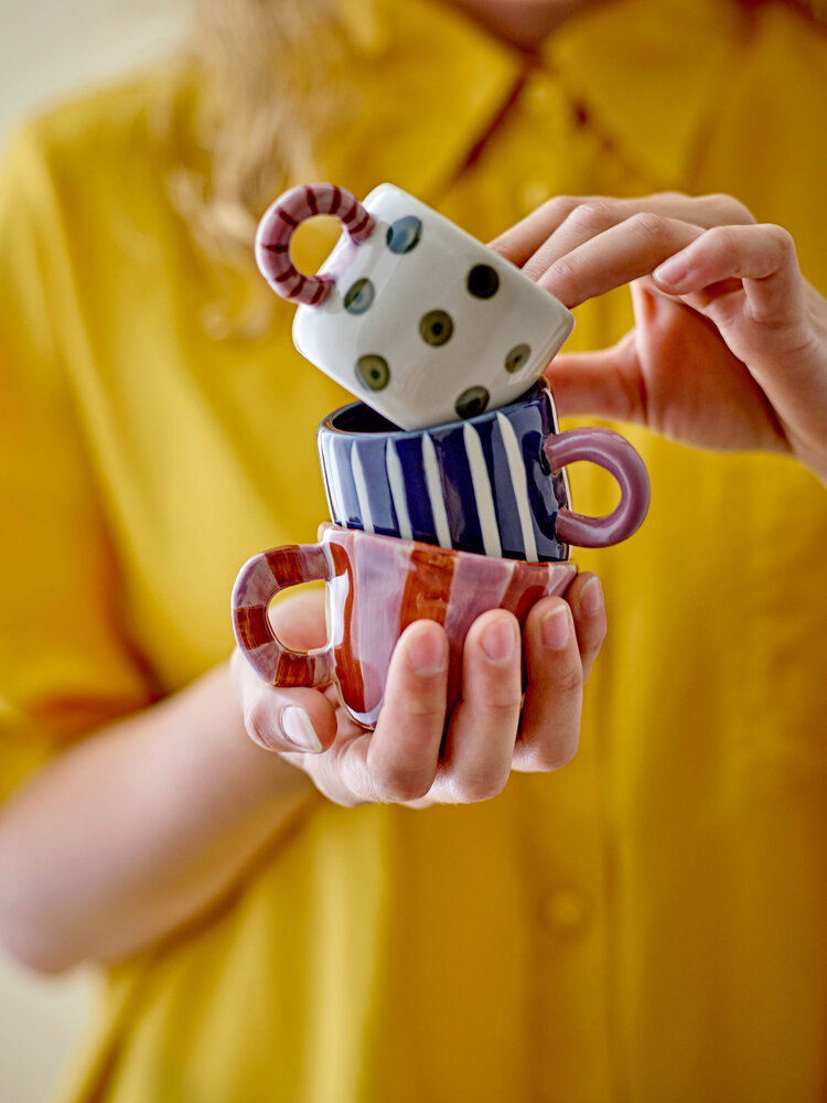 Bloomingville Coffret de 6 mugs Nini verts - 82062718 Bloomingville Coffret de 6 mugs Nini verts - 82062718
