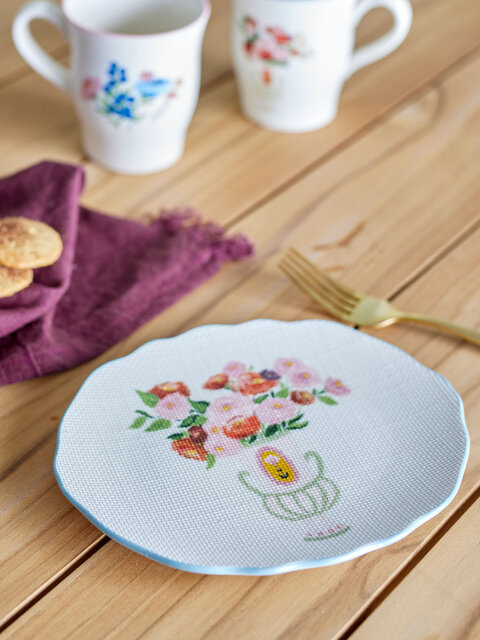 Bloomingville Dorothy borden set van 6 stuks - 82061692 Bloomingville Dorothy borden set van 6 stuks - 82061692