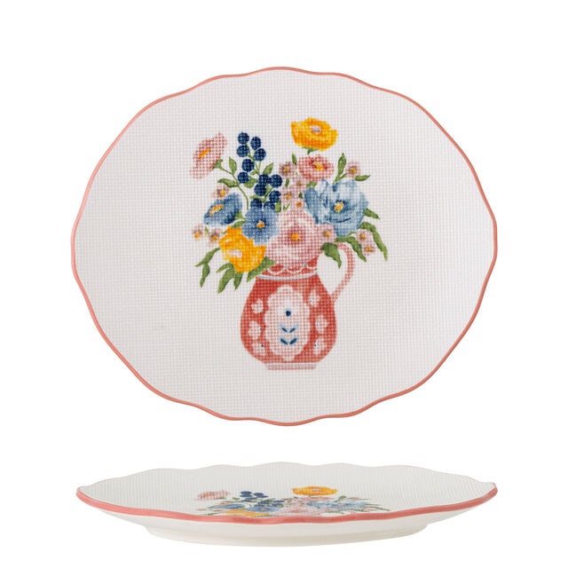 Bloomingville Assiettes Dorothy rose, lot de 6 pièces - 82061691