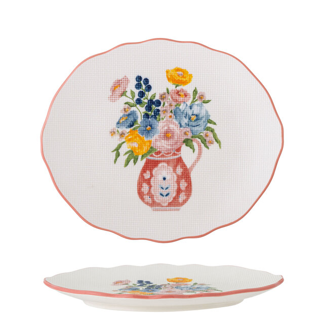 Bloomingville Dorothy tallerkener rosa sett med 6 deler - 82061691