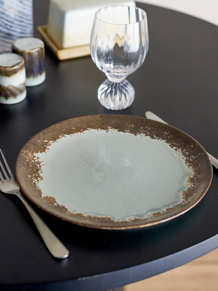 Bloomingville Paula plates Ø26.5cm brown set of 4 pieces - 82061663