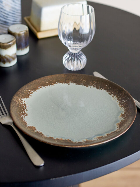 Bloomingville Paula plates Ø26.5cm brown set of 4 pieces - 82061663