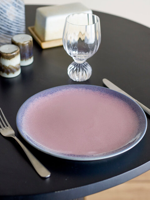 Bloomingville Paula plates Ø26.5cm set of 4 pink - 82061660 Bloomingville Paula plates Ø26.5cm set of 4 pink - 82061660