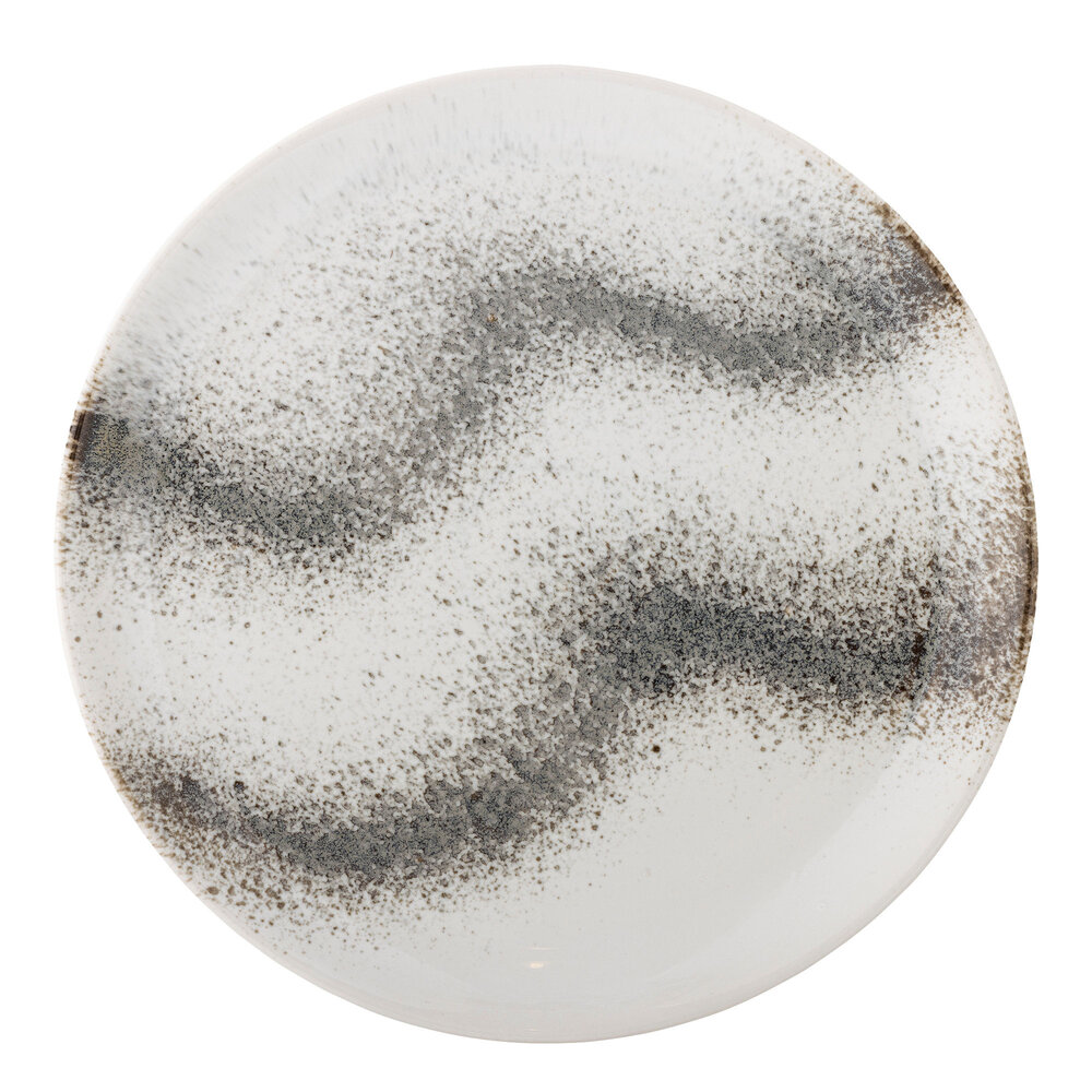 Bloomingville Paula borden Ø26,5cm grijs set van 4 stuks - 82061659 Bloomingville Paula borden Ø26,5cm grijs set van 4 stuks - 82061659