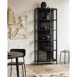 Nordal Phoenix kast met 2 deuren - zwart Nordal Phoenix kast met 2 deuren - zwart