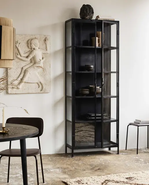 Nordal Phoenix kast met 2 deuren - zwart