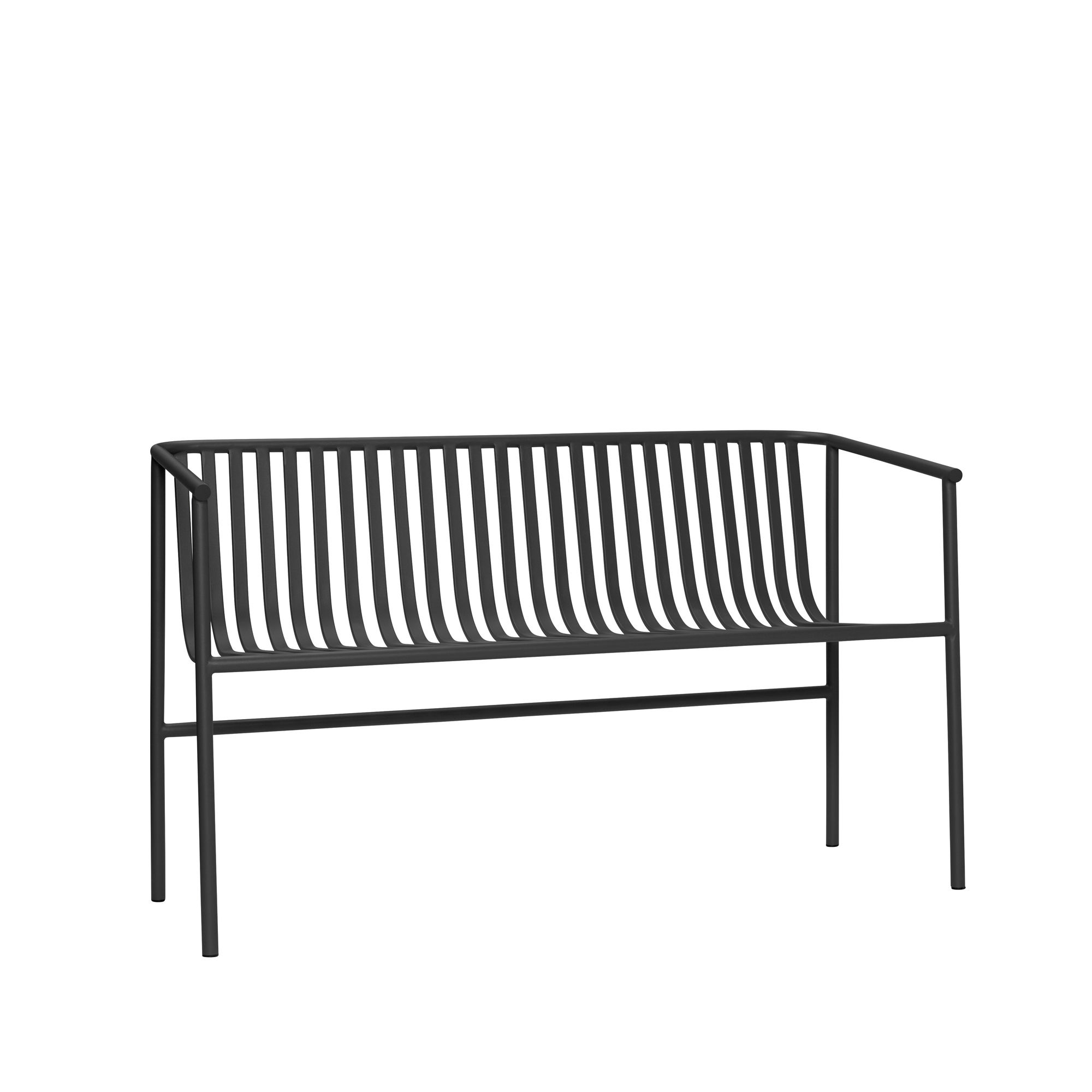 Hubsch Villa outdoor bank zwart - 142001