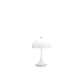 Louis Poulsen Lampada da tavolo portatile Panthella 160 bianco opale Louis Poulsen Lampada da tavolo portatile Panthella 160 bianco opale